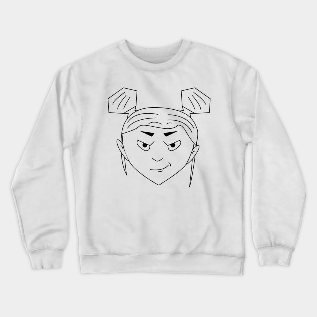 Angry girl Crewneck Sweatshirt by smartsman